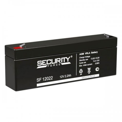 Аккумулятор SF 12022 Security Force 12V 2,2 Ah 1 pcs  (Код: УТ000...