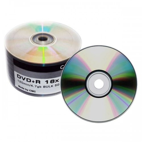 DVD-диск Ritek DVD-R 4,7 GB 16x blank Bulk 50 No Print (50/600)