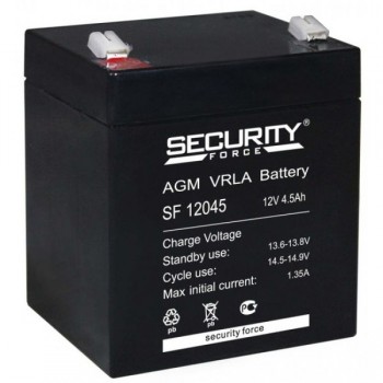 Аккумулятор SF 12045 Security Force 12V 4,5 Ah 1 pcs  (Код: УТ000009230)
