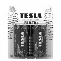 Элемент питания Tesla D BLACK+ LR20 2BL (цена за 1 шт (не блистер) (Код: УТ000004141)
