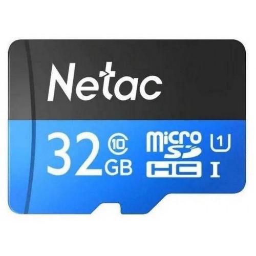 Карта памяти MicroSD  32GB  P500  NETAC Standard  Class 10  UHS-I