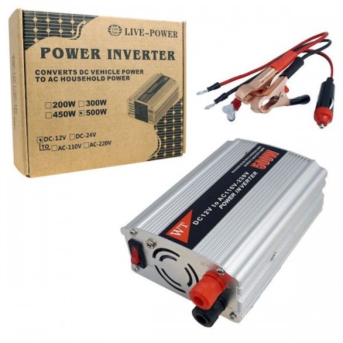 Инвертор автомобильный Live Power 1500W (12V-220V) (Код: УТ000015
