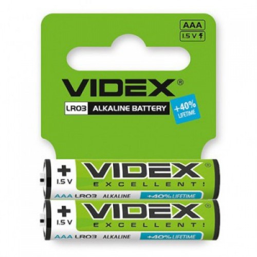 Элемент питания Videx LR03 (Tray card) (60/720) (цена за 1 шт (не