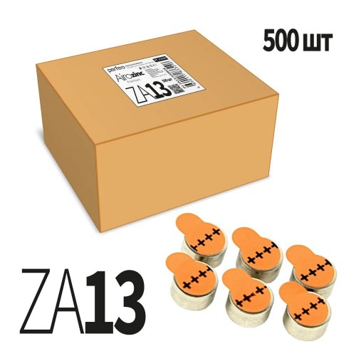 Элемент питания Perfeo ZA13 500 BOX Airozinc Premium (цена за 1 ш...