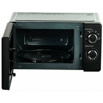 Микроволновая печь соло Galanz MOS-2007MB черный (700 Вт, объем - 20 л, управление: механическое) (Код: УТ000033835)
