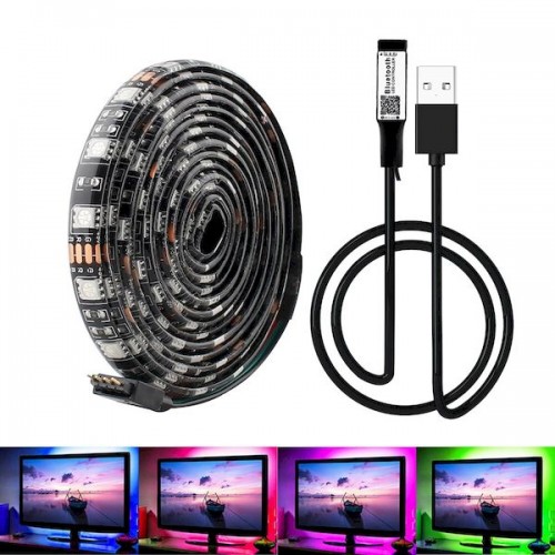 RGB LED лента от USB для визуальных еффектов TV 5m