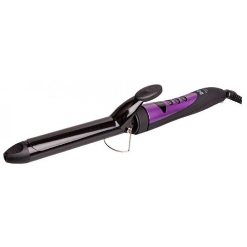 Щипцы для завивки волос BQ HT4003 черный/фиолетовый (50 Вт, покры