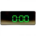 Электронные часы DS-3698L/4 (ярко-зеленый) часы настольные зеркальные+дата+температура  (Код: УТ000017110)