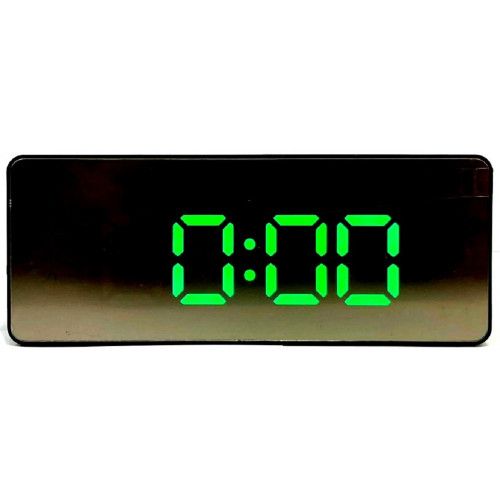 Электронные часы DS-3698L/4 (ярко-зеленый) часы настольные зеркал