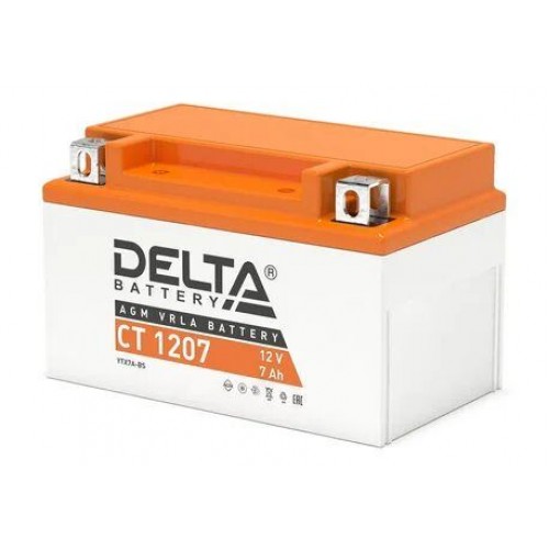 Аккумулятор для мототехники Delta CT 1207 1 pcs (1/8) (Код: УТ000...