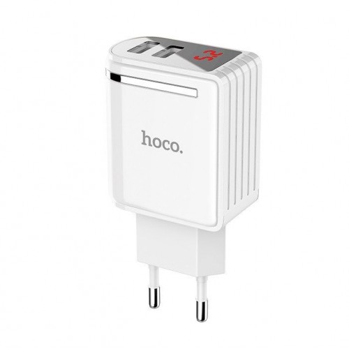 Зарядное устройство Hoco C39A Enchanting 2 USB, 2400mAh, пластик,