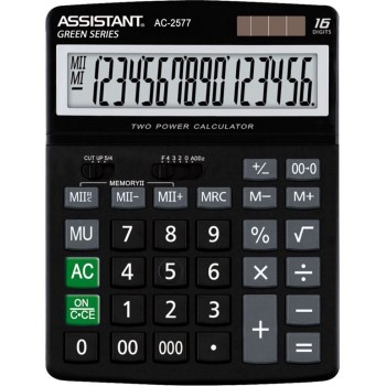 Калькулятор настольный Assistant AC-2577 (000) настольный большой бухг.16-разр (Код: УТ000004050)