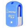 Картридер Smartbuy MicroSD, голубой (SBR-706-B) (1/20) (Код: УТ000007818)