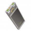 Внешний аккумулятор Hoco J103 Fully Compatible 3 ports Fast Charge, 10000 mah, SCP22.5W/PD20W, Серый (Код: УТ000038419)