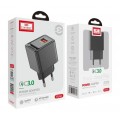 Блок питание USB (сеть) Earldom ES-EU45 3A(18W), черный (Код: УТ000041551)