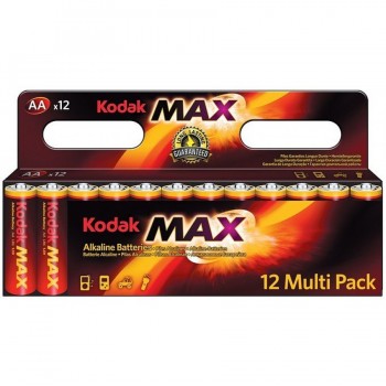 Элемент питания Kodak LR6 Alkaline 12BL MAX (120/720) (цена за 1 шт (не блистер) (Код: УТ000002217)