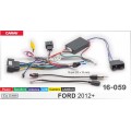 Переходник ISO+CAN FORD 2012+, Питание + Динамики + Антенна + Камера + USB + CANBUS  CARAV 16-059 (Код: УТ000041817)