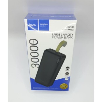 Аккумулятор внешний HOCO J128B 30000mAh, 2USB, цвет: чёрный (Код: УТ000041276)
