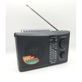 YUEGAN YG F18BT Solar Радиоприемник (FM/BT/AC-DC/USB) (Код: УТ000041409)