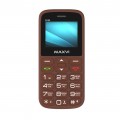 Мобильный телефон Maxvi B100 32Mb/32Mb Коричневый РСТ (Код: УТ000040563)