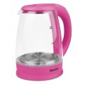 Чайник электрический Blackton KT1800G розовый (1500 Вт, объем - 1.8 л, корпус: стеклянный) (Код: УТ000040594)