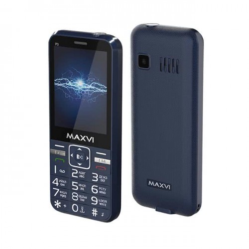 Мобильный телефон Maxvi P3 2,8" (320x240 )32Mb /Синий РСТ (К...