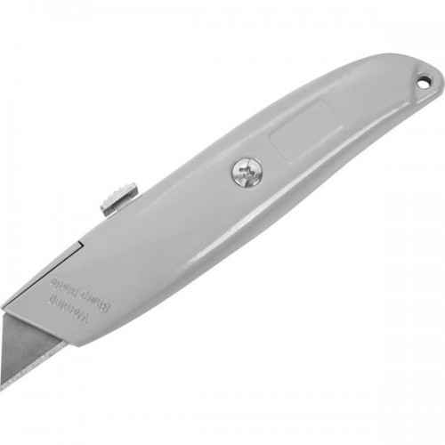 Строительный нож Smartbuy трапециевидное лезвие, алюм. порошковый