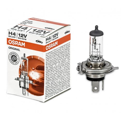 Галогеновая лампа Osram H4 (60/55W 12V) Original Line 1 шт		 (Код