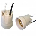 Патрон электрический керамический ТМ ДЖЕТТ Е 27 с проводами  4 см. (200!) (Код: УТ000032929)