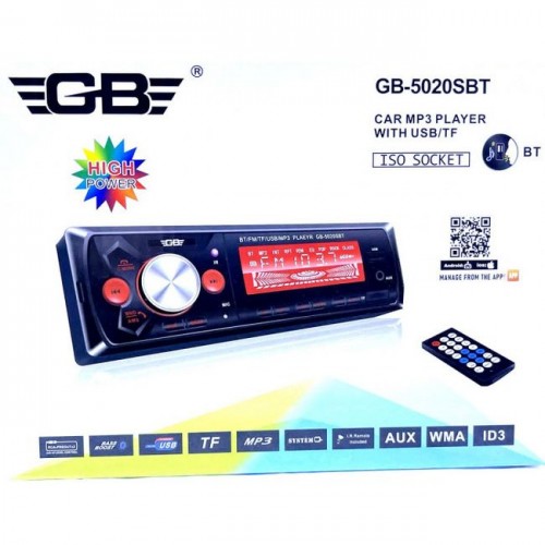 Pioneer GB-5020SBT(4x51Вт/4 RCA/BT/USB+TF) (Код: УТ000035316)...