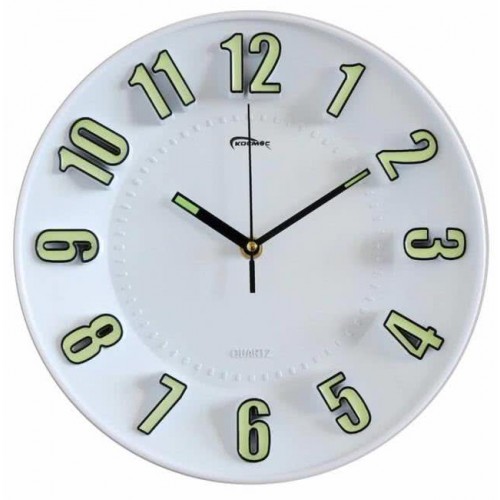 Часы настенные КОСМОС 5587 (1хАА,плавный ход,d=см)  (Код: УТ00004