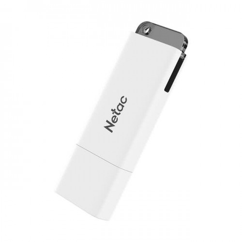 Флеш-накопитель USB 3.0  256GB  Netac  U185  белый с LED индикато