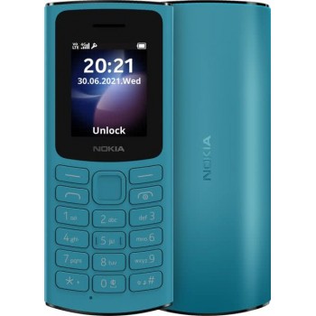 Мобильный телефон Nokia 105 DS TA-1557 Голубой (Код: УТ000037320)