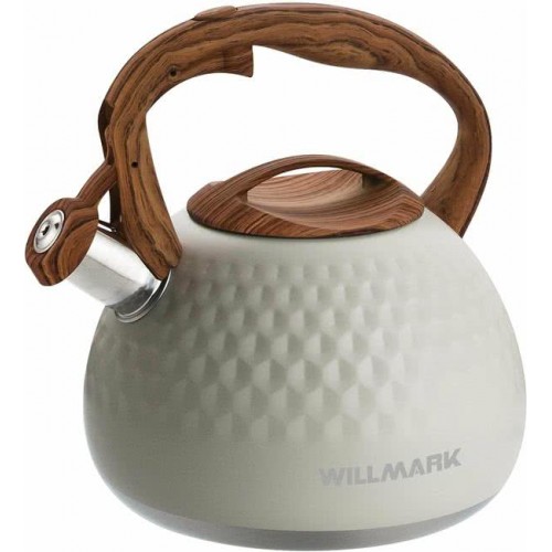 Чайник со свистком Willmark WTK-4122SS  (3л, со свистком, с крышк
