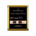 Электронные настенные часы в золотом багете 04 ОТ BM (10)  32х38см ( дата, время, температура,будильник) (Код: УТ000021652)