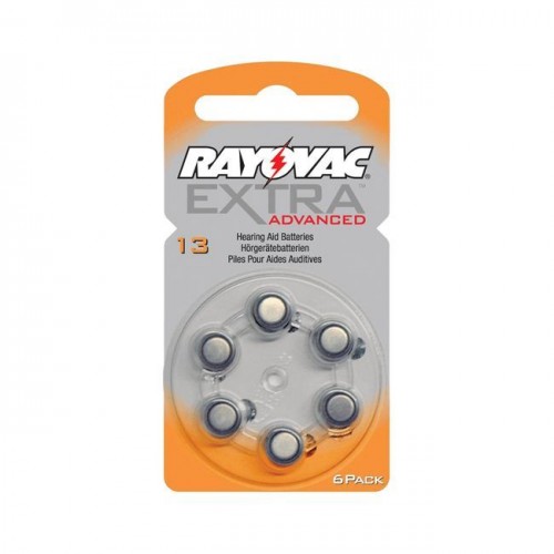 Элемент питания Ray-O-Vac EXTRA 13AUN-6XE 6BL (60) (цена за 1 шт ...