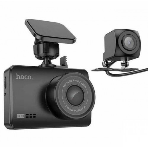 HOCO DV3 1280x720, 2.45 Display 2х камерный Видеорегистратор авто