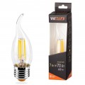 Лампа светодиодная WOLTA Филамент "Свеча на ветру" CD35 7Вт 3000К 545лм E27 1/10/50 (Код: УТ000040199)