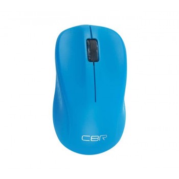 Мышь беспроводная CBR CM 410 Blue, оптическая, 2,4 ГГц, 1000 dpi, 3 кн., выключатель питания, голубой (Код: УТ000037854)