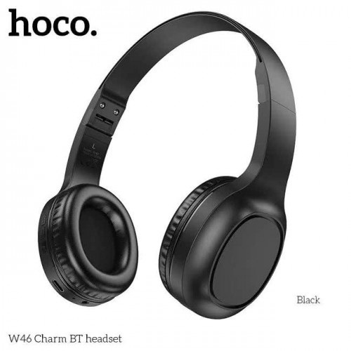 Наушники полноразмерные беспроводные Hoco W46 черные (Код: УТ0000