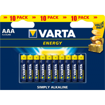Элемент питания Varta ENERGY LR03 (10) 10BL  200 (цена за 1 шт (не блистер) (Код: УТ000005170)