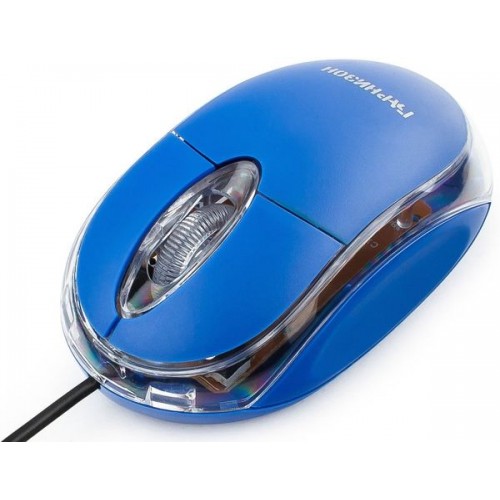 Мышь Гарнизон GM-100B, USB, синий, 2кн.+колесо-кнопка, 1000 DPI, 