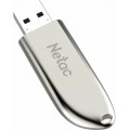 Флеш-накопитель USB 3.0  64GB  Netac  U352  серебро (Код: УТ000034137)