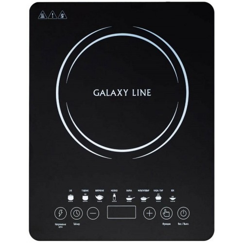 Плитка индукционная Galaxy GL 3065 (1конф.2кВт.8прогр.12см-26см) ...