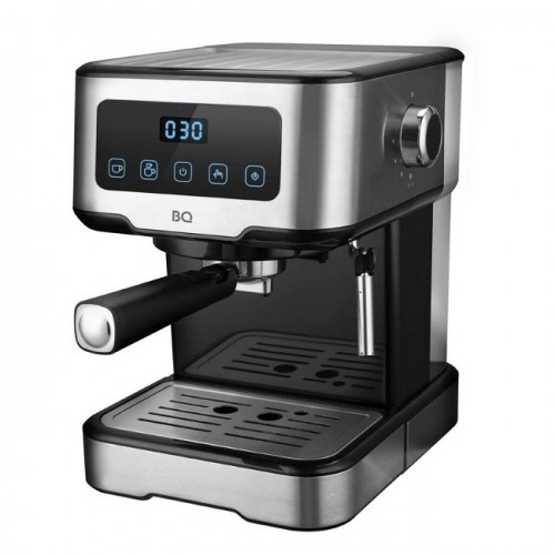 Кофеварка эспрессо BQ CM9000 (15бар.1100Вт.капучинатор.сереб/черн
