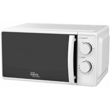 Микроволновая печь соло Oasis MW-70MW белый (700 Вт, объем - 20 л, управление: механическое) (Код: УТ000033494)