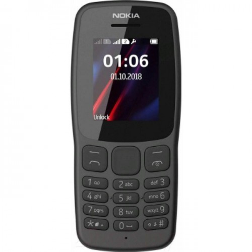 Мобильный телефон Nokia 106 DS 4Mb/4Mb Черный РЕПЛИКА (Код: УТ000...
