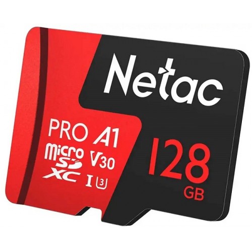 Карта памяти MicroSD  128GB  Netac  P500  Extreme Pro  Class 10 U