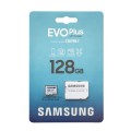 Карта памяти MicroSD  128GB  Samsung Class 10 Evo Plus U3 (R/W 130 MB/s) + SD адаптер (Код: УТ000034279)