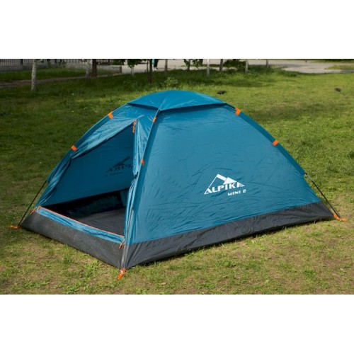 Палатка туристическая ALPIKA Mini-2, 2-х местная, 205х150х105 см,
